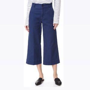 Madewell Langford Wide Leg Crop Pants Retro Indigo